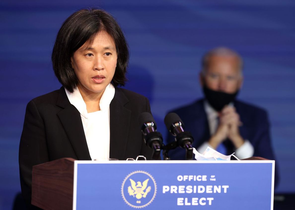 Bà Katherine Tai được ông Biden tin tưởng, đề cử vị trí đại diện thương mại Mỹ (ảnh: SCMP)