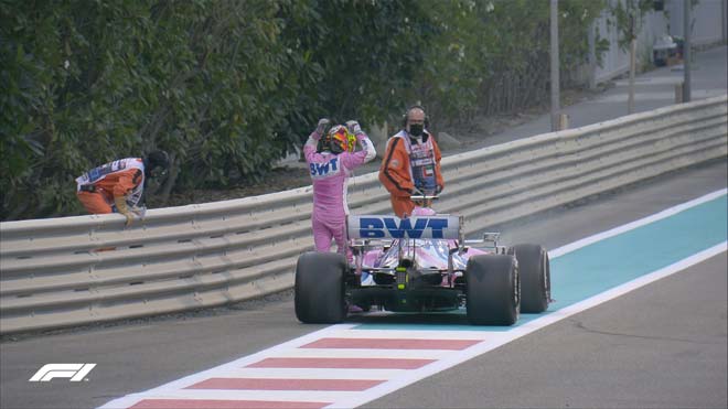 Perez bỏ cuộc ngay từ vòng 10 của cuộc đua
