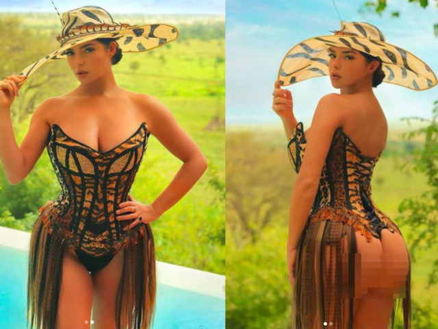 Làm đẹp - 'Nữ hoàng nội y' Anh quốc khoe trọn vòng 3 siêu 'bốc lửa'