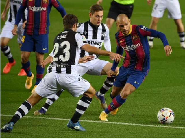 Bóng đá - Trực tiếp bóng đá Barcelona - Levante: "Người nhện" giải nguy cuối trận (Hết giờ)