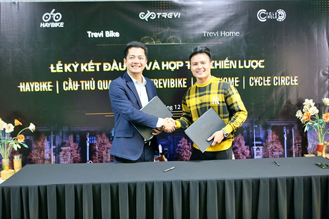 Yêu thích lối sống xanh, Quang Hải hợp tác kinh doanh với TreviBike để tuyên truyền bảo vệ môi trường - 3