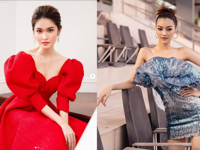 Thời trang - Kiều Loan khoe chân dài nóng bỏng, Á hậu Thuỳ Dung yêu kiều như đoá hồng với váy đỏ rực