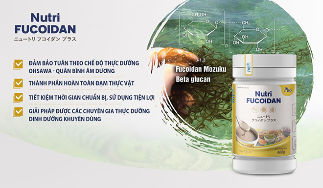 Thực dưỡng tăng cường miễn dịch Nutri Fucoidan – món quà sức khỏe từ người Nhật.