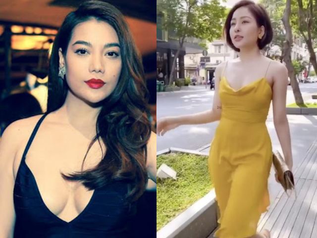 Sao Việt - Mặc váy lụa mỏng, sao Việt dễ mắc sự cố trang phục