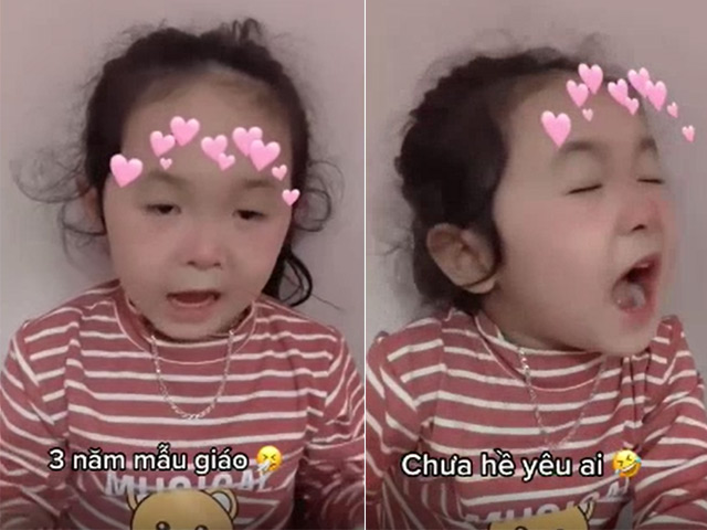 Bạn trẻ - Cuộc sống - Clip: Cô bé khiến dân mạng phì cười khi "thề" 3 năm mẫu giáo chưa yêu ai
