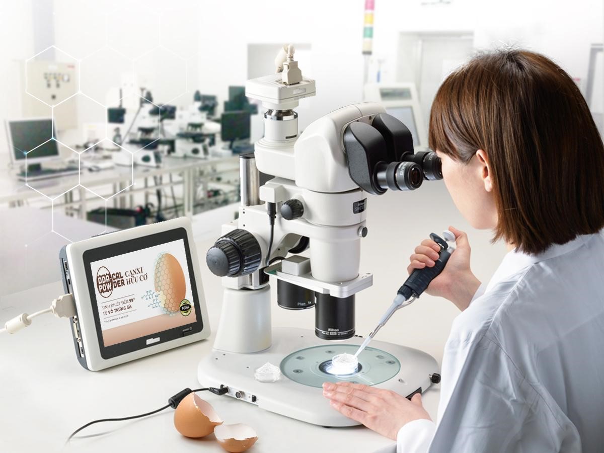 Canxi hữu cơ thế hệ tiếp theo DDA tinh khiết đến 99.9%&nbsp; là thành quả từ công trình nghiên cứu của đội ngũ nhà khoa học hàng đầu