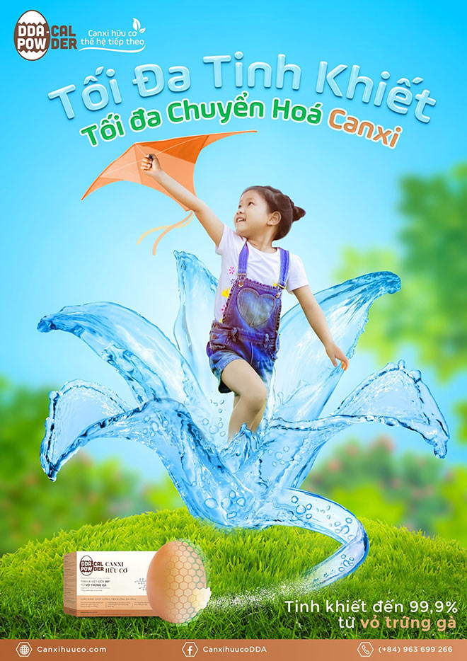 DDA ra mắt Canxi hữu cơ thế hệ tiếp theo tinh khiết đến&nbsp; 99.9%