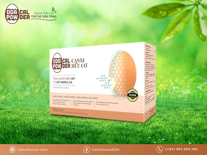 Canxi hữu cơ thế hệ tiếp theo DDA là lựa chọn phù hợp nhất cho trẻ em, phụ nữ có thai &amp; cho con bú