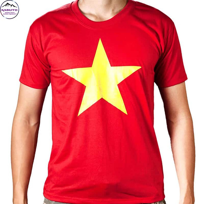 Áo thun đồng phục cờ đỏ sao vàng