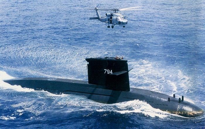 Đài Loan hiện sở hữu hai tàu ngầm mua của Hà Lan.