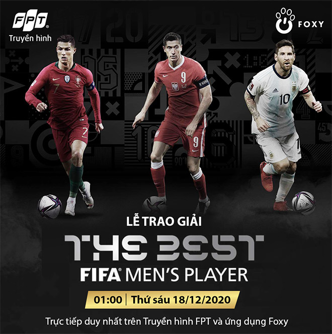 Đón xem The Best 2020 - Giải thưởng FIFA Xuất sắc nhất năm trên Truyền hình FPT - 2