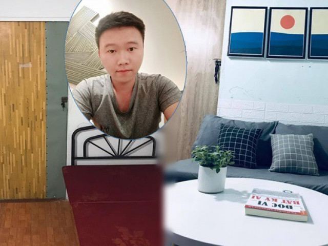 Bạn trẻ - Cuộc sống - Chàng trai tự tay "hô biến" phòng trọ 9m2 thành căn studio đẹp bất ngờ