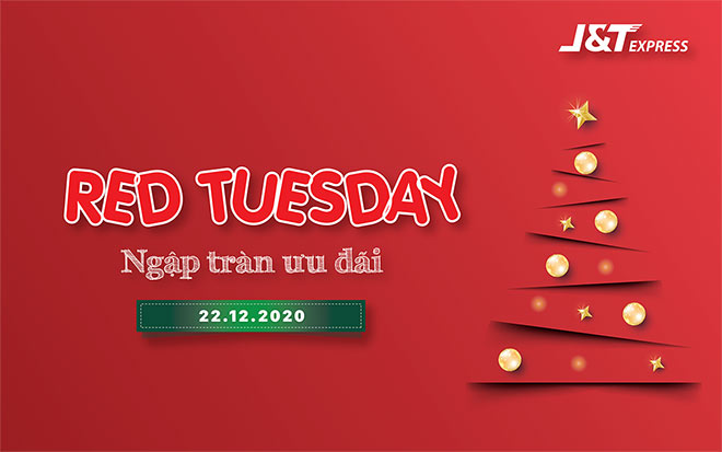 Red Tuesday 22/12 - J&T Express ngập tràn ưu đãi - 1