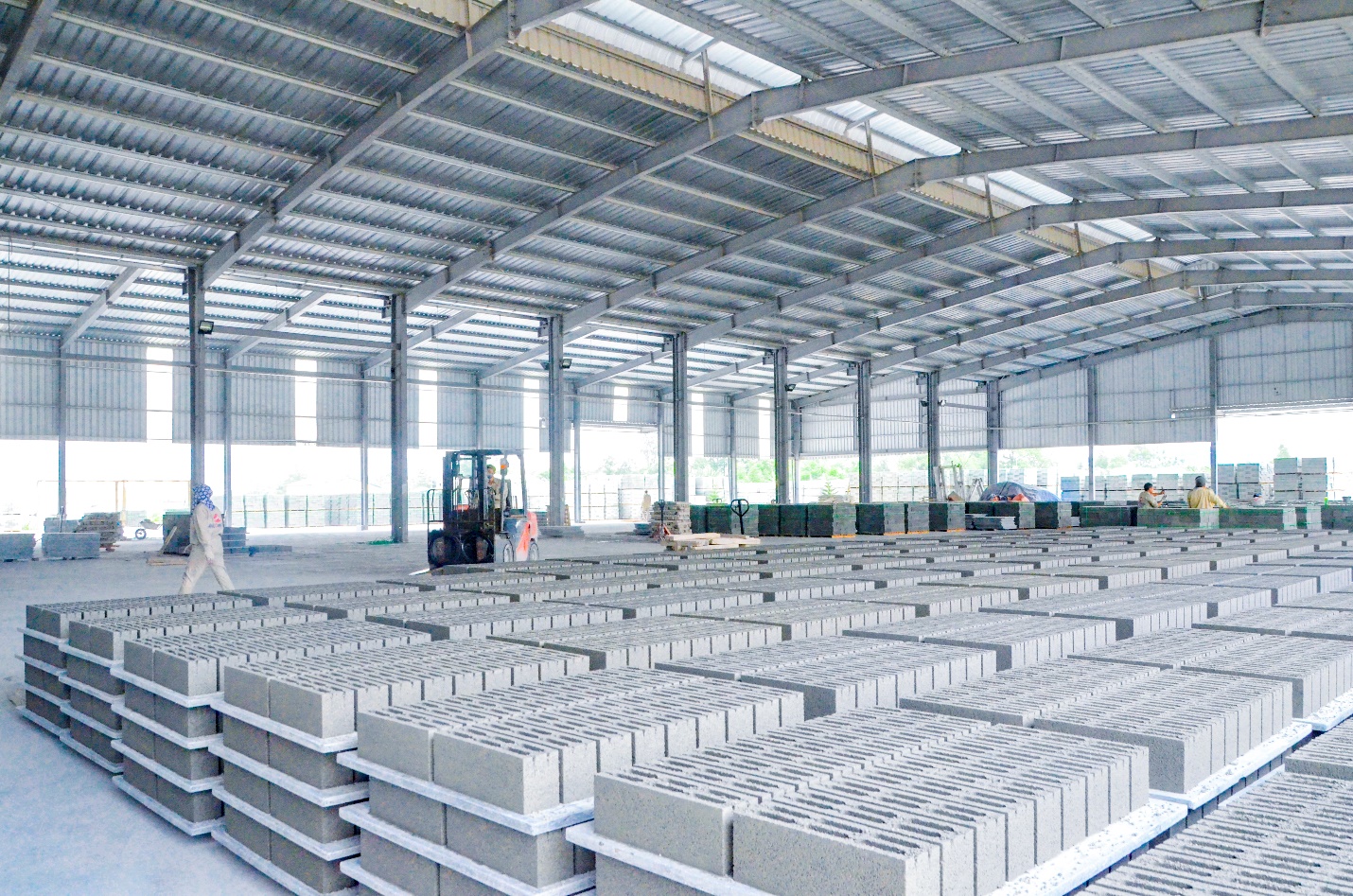 Sản phẩm gạch mới ra lò