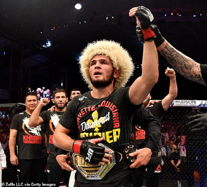 Khabib được bầu chọn là VĐV thể thao của năm 2020