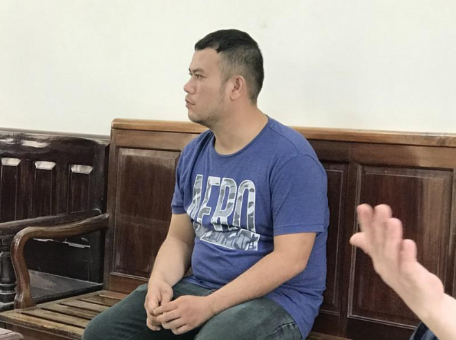 Bị cáo Phạm Lê Tấn Thịnh tại tòa. Ảnh: MV