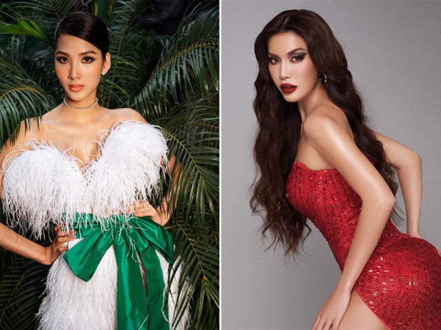 Thời trang - Hoàng Thuỳ diện váy lông vũ khoe vai trần sexy, Minh Tú nóng bỏng với style 'drag queen'