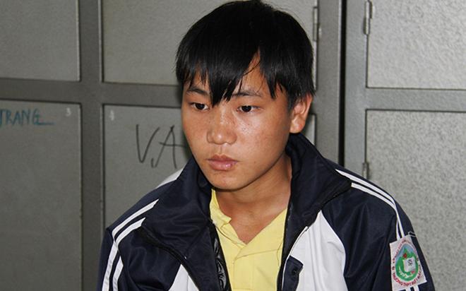 Đối tượng Giàng Seo Nhà tại cơ quan Công an