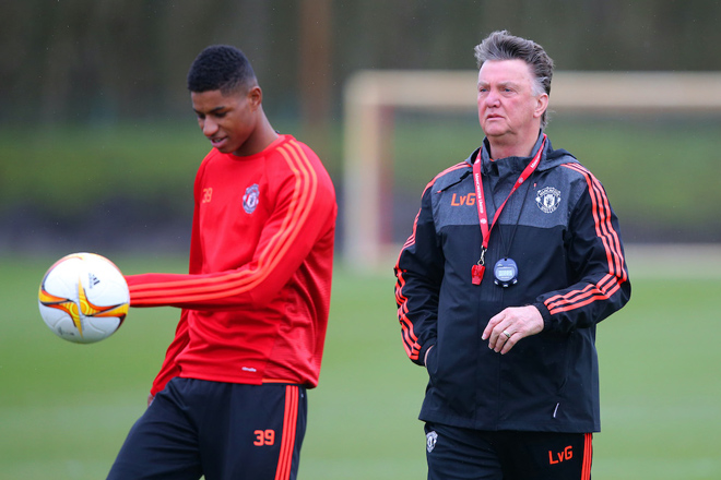 Ông Van Gaal từng phát hiện ra tài năng của Rashford khi là HLV trưởng MU