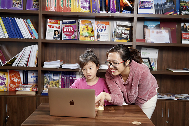 Một tiết học có sự đồng hành của phụ huynh