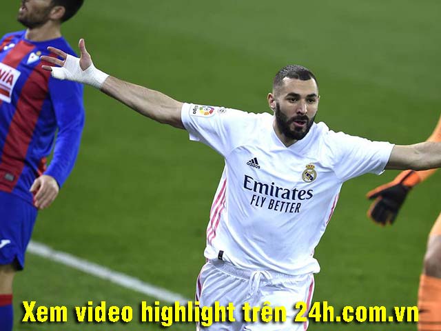 Bóng đá - Video Eibar - Real Madrid: Khởi đầu như mơ, hồi hộp những phút cuối