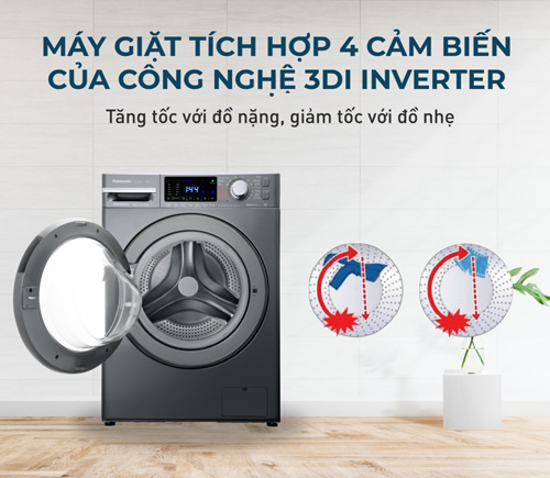 Hơn cả trí tuệ nhân tạo: Động cơ 3Di Inverter trên máy giặt Panasonic có gì vượt trội? - 2