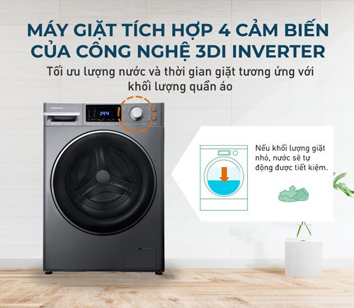Hơn cả trí tuệ nhân tạo: Động cơ 3Di Inverter trên máy giặt Panasonic có gì vượt trội? - 4