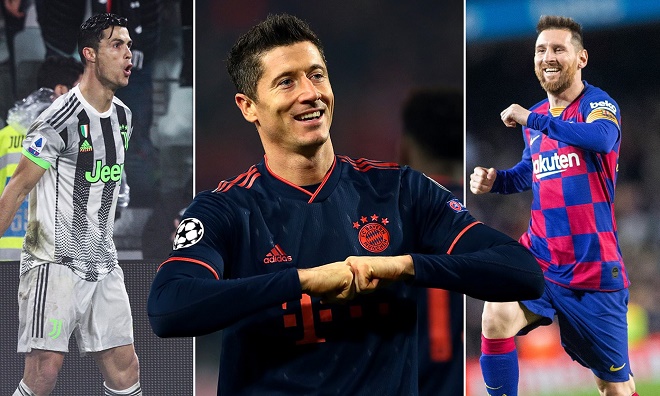 Lewandowski thừa nhận không cùng đẳng cấp với Ronaldo và Messi