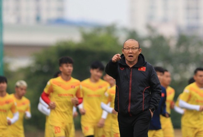 HLV Park Hang Seo đang tích cực chuẩn bị cho trận đấu của tuyển Việt Nam với Malaysia ngày 30/3/2021.