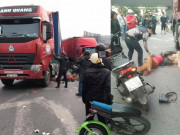 Tin tức trong ngày - Va chạm với xe đầu kéo, 2 mẹ con thương vong