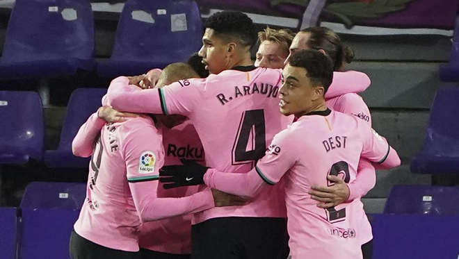 Trực tiếp bóng đá Real Valladolid - Barcelona: Bóng trúng cột dọc (Hết giờ) - 12