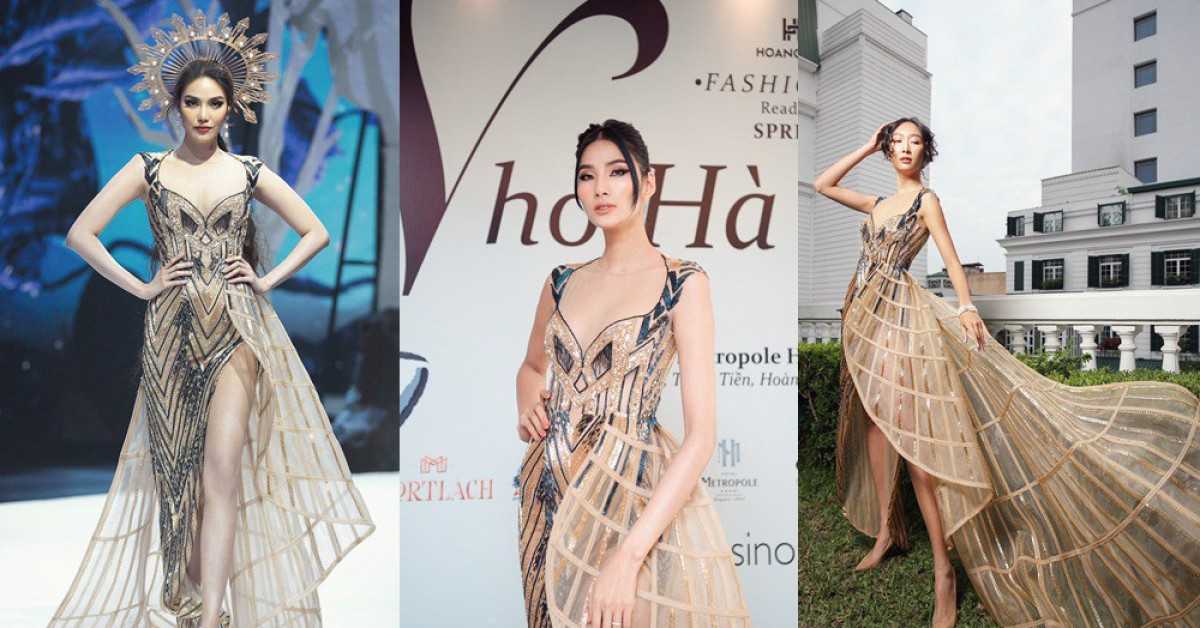 Chiếc váy này có gì đặc biệt mà ba mỹ nhân Lan Khuê, Hoàng Thùy, Thanh Khoa đua nhau mặc? - 5