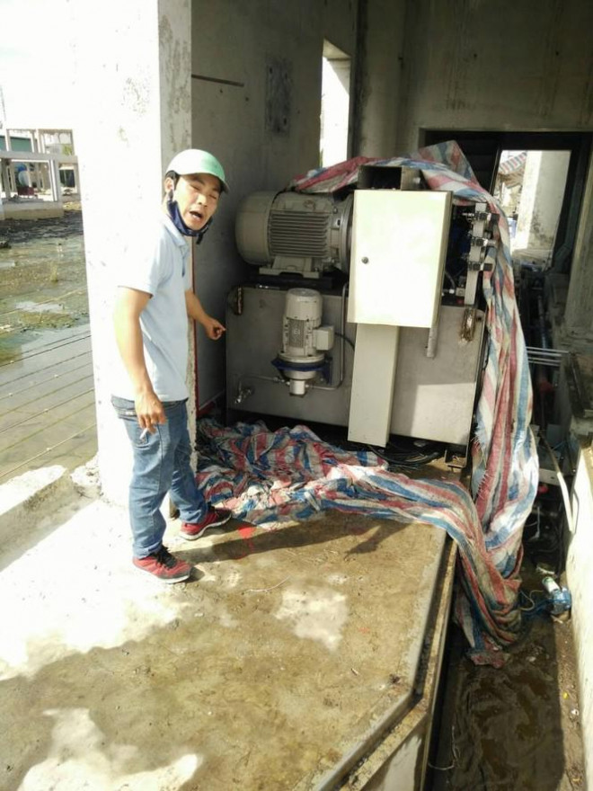 3.800 lít dầu thủy lực trị giá hơn 200 triệu đồng của 3 trụ Pin đã bị kẻ gian lợi dụng lúc dự án dừng thi công để trộm cắp