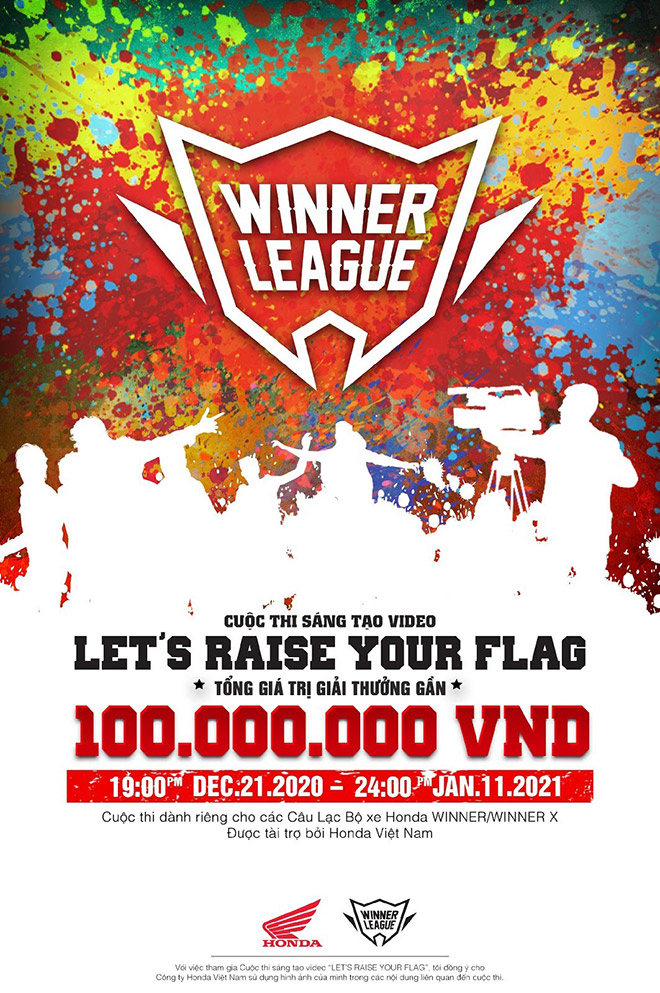 Cuộc thi sáng tạo video “Winner League, Let’s Raise Your Flag” với giải thưởng lên đến gần 100.000.000VNĐ - 1