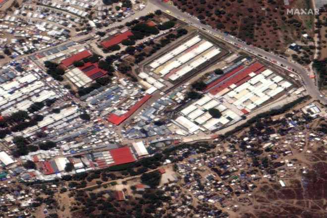 Trại tị nạn trên đảo Lesbos trước