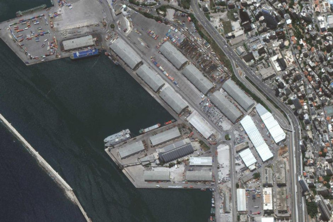 Cảng Beirut trước