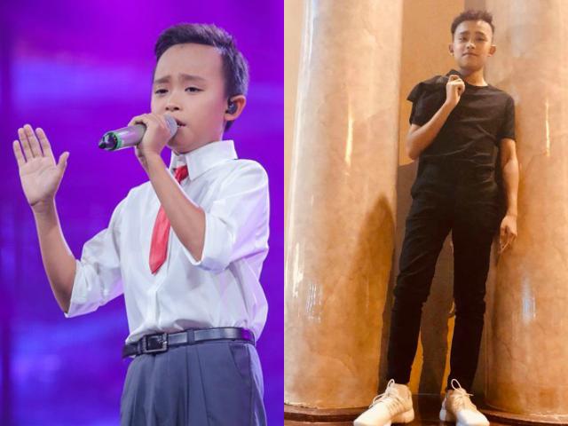 Hồ Văn Cường bé bỏng của ngày xưa (trái) và sành điệu hôm nay
