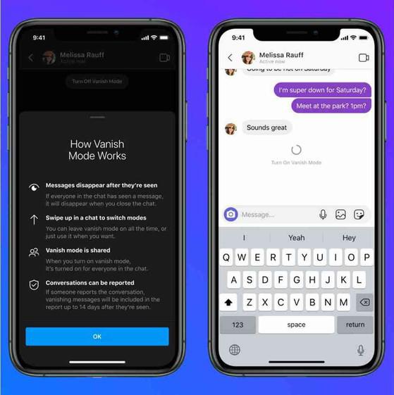Chế độ Vanish trên Messenger và Instagram là gì? - 2
