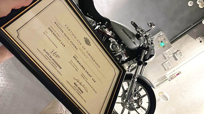 Chiếc mô tô này là&nbsp;Harley-Davidson Breakout 114 2020.

