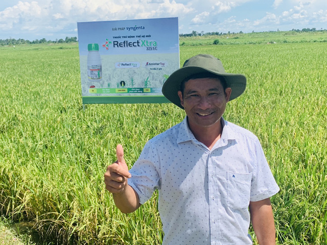 Sản phẩm Reflect Xtra 325SC sẽ góp phần nâng tầm hạt gạo Việt trên thị trường quốc tế