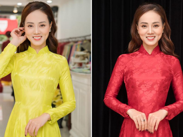 Thời trang - Bạn gái NSND Công Lý xinh đẹp hút hồn khi đi thử áo dài cưới ngay trước hôn lễ