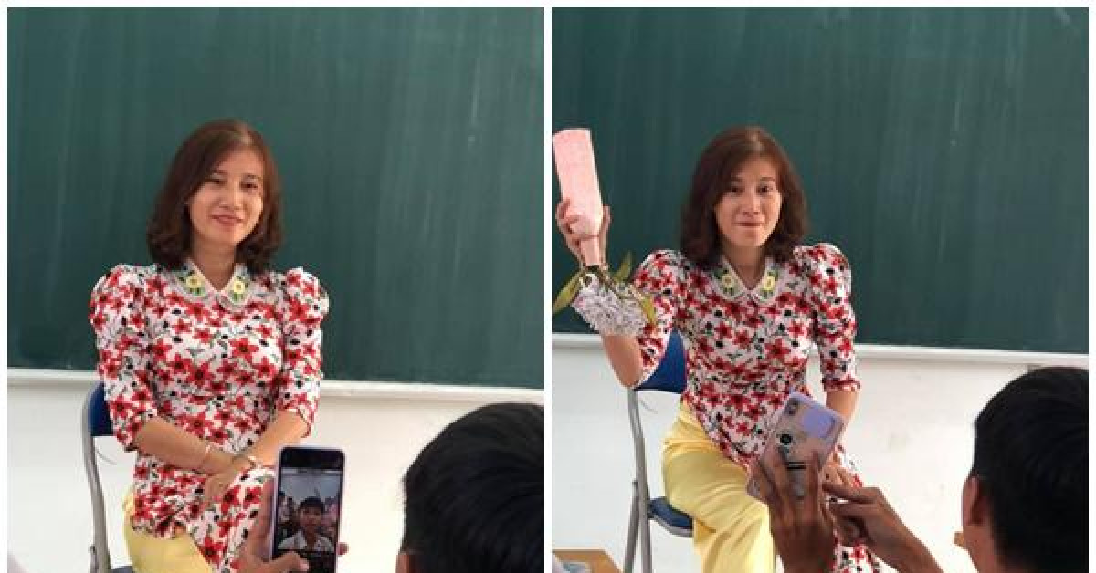 Giáo dục - du học - Nhờ học trò chụp ảnh kiểu tóc mới, cô giáo "giận muốn quăng bình hoa" khi biết sự thật