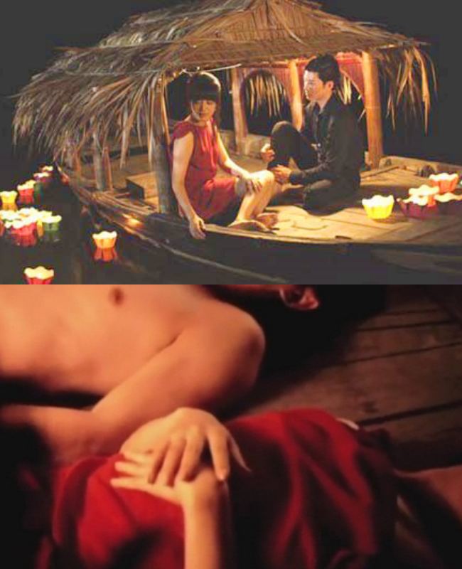 Trong "Ngọc Viễn Đông", Trương Ngọc Anh có cảnh nóng đầy màu sắc liêu trai cùng bạn diễn người Thái Lan. Cảnh quay được thực hiện trên một chiếc thuyền nhỏ khiến khán giả tò mò. 
