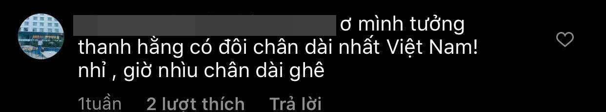 Dân tình đồng loạt réo gọi tên Thanh Hằng sau lời khẳng định Lê Hà có đôi chân đẹp nhất Việt Nam.