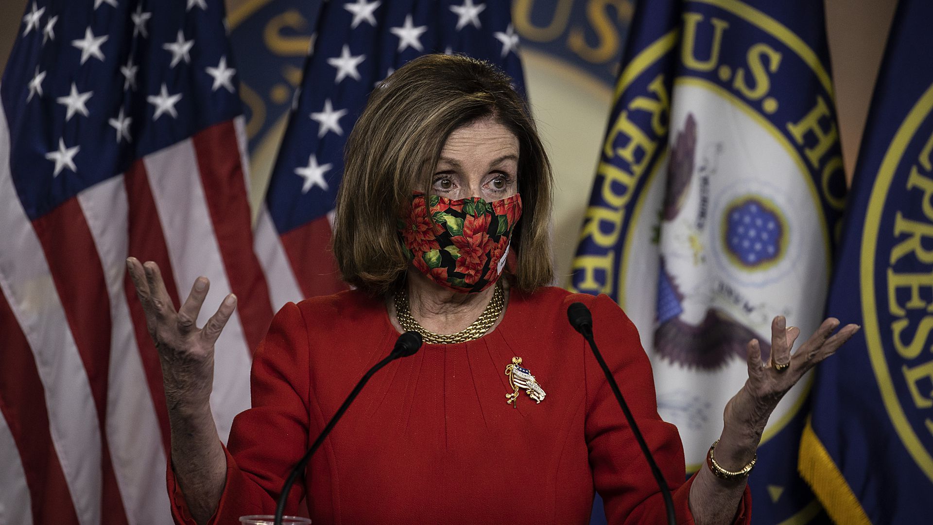 Chủ tịch Hạ viện Mỹ Nancy Pelosi kêu gọi các nghị sĩ Cộng hòa đồng thuận khoản viện trợ 2.000 USD cho người dân Mỹ.