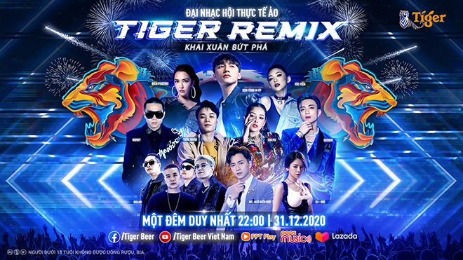 Dàn lineup khủng: Sơn Tùng M-TP, Tóc Tiên, Bích Phương, Wowy, Trúc Nhân, Chi Pu, Soobin, Da LAB, DJ Mie và MC Ngô Kiến Huy sẽ chiêu đãi fan loạt hit và những bản mashup ấn tượng.