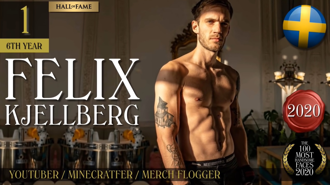 Felix Kjellberg được&nbsp;TC Candler công bố là người đẹp trai nhất năm 2020.