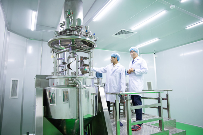 MQ Skin sở hữu dây chuyền sản xuất hiện đại.