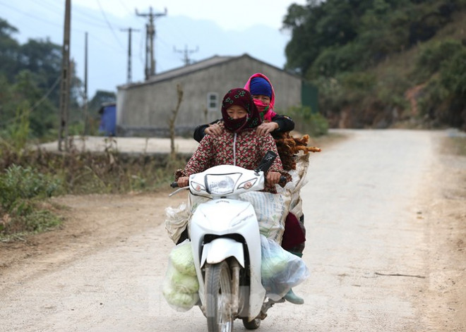 Hà Giang rét tê tái, người dân nổi lửa sưởi ấm cho gia súc - 2