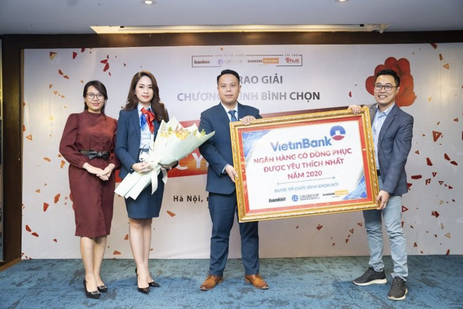 Ngân hàng có đồng phục được yêu thích nhất 2020: Ngân hàng TMCP Công Thương Việt Nam